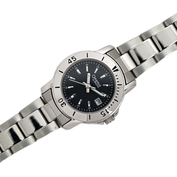 Caravelle By Bulova Black Dial Ladies Watch 28mm main image 5